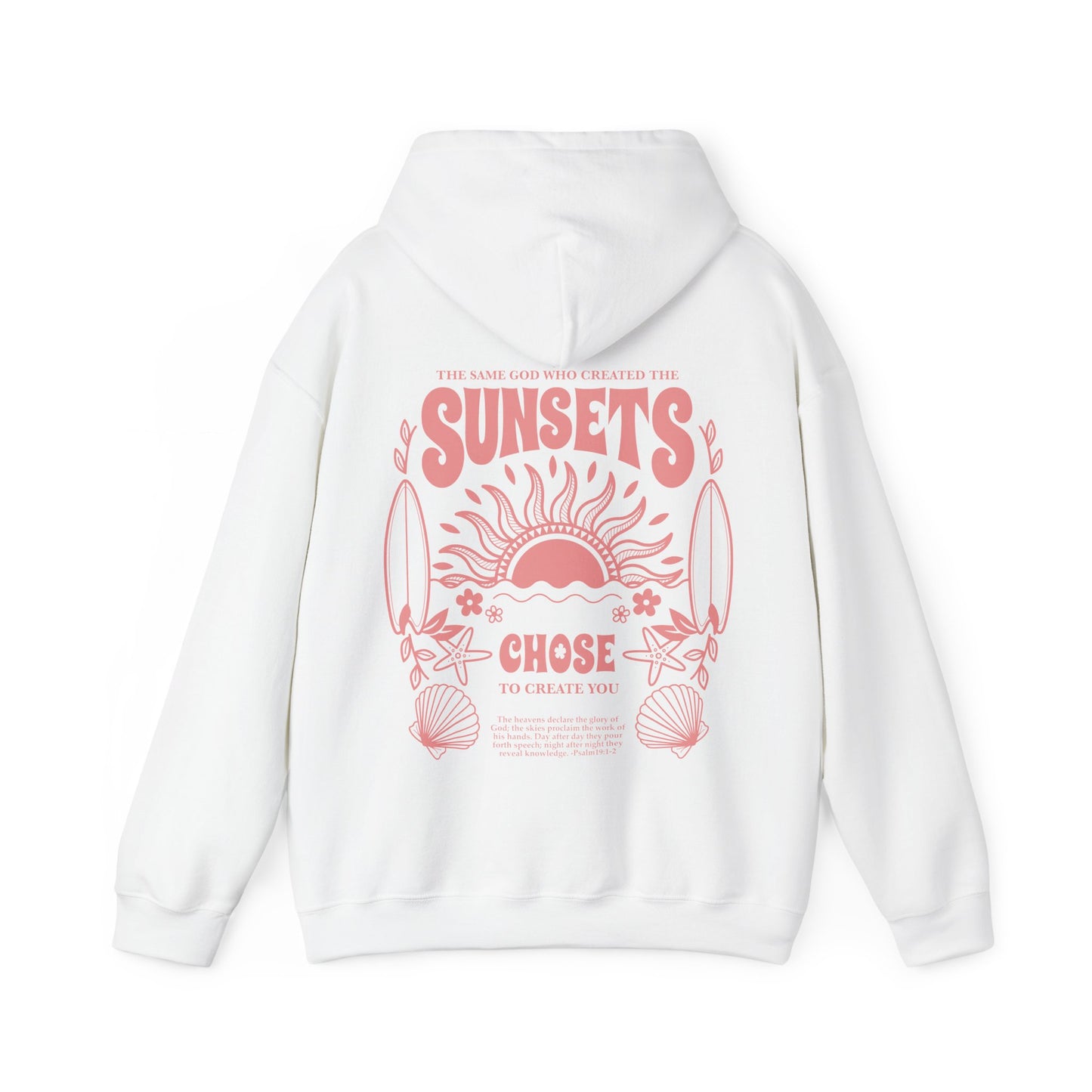 Sunsets - Hoodie - Coral
