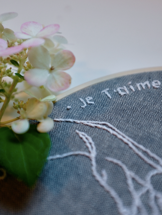 7 I Love You's Embroidery