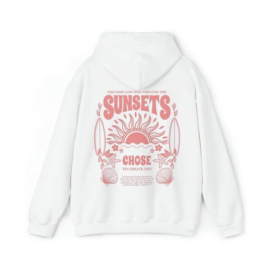 Sunsets - Hoodie - Coral