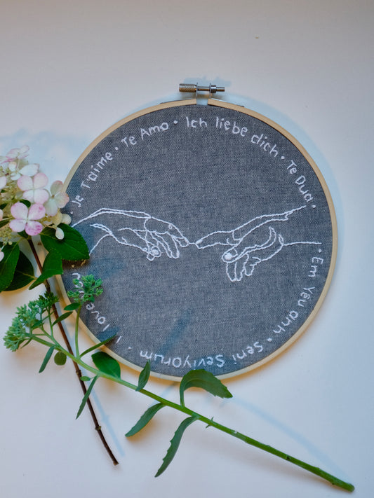 7 I Love You's Embroidery